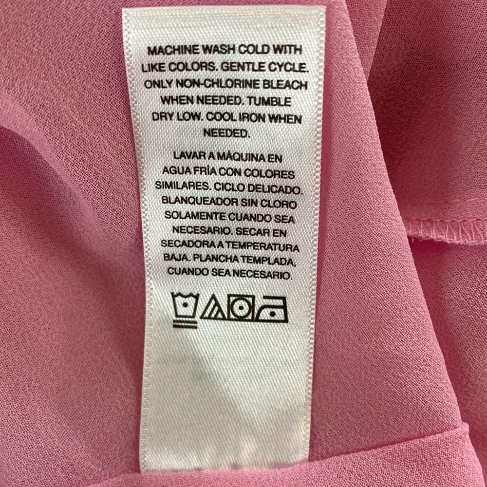 Pink Ruffle Mini Dress - Picture 8 of 12